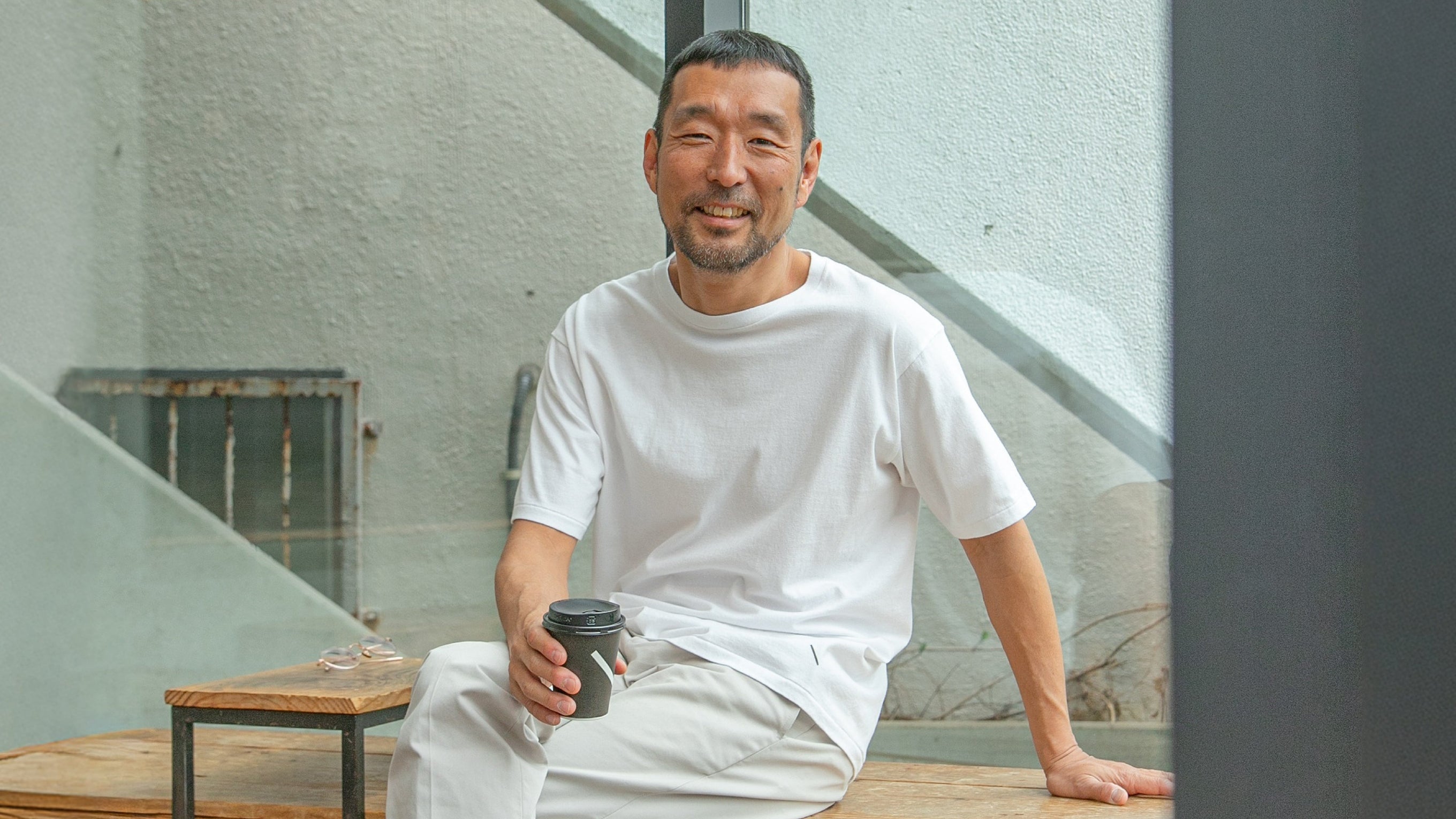 Toshiki Ebe mees Hanes x Saturdays NYC