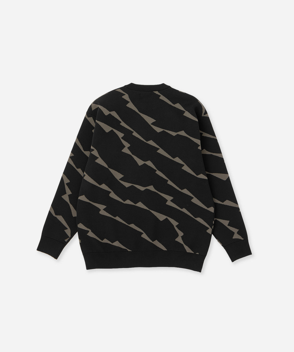 Wave Jacquard Pullover