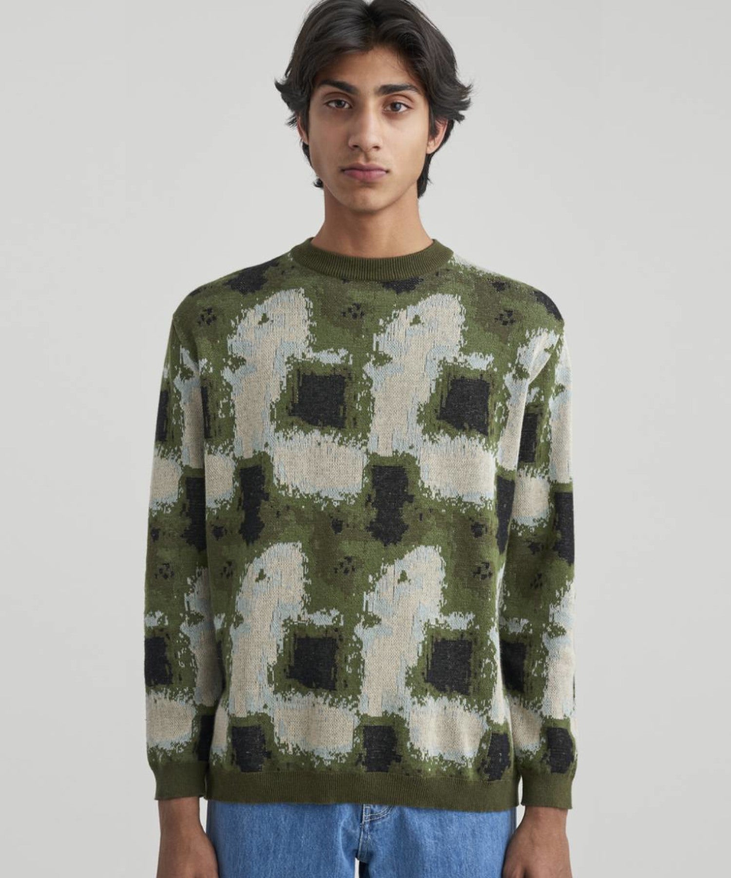 Wade Glass Print Sweater