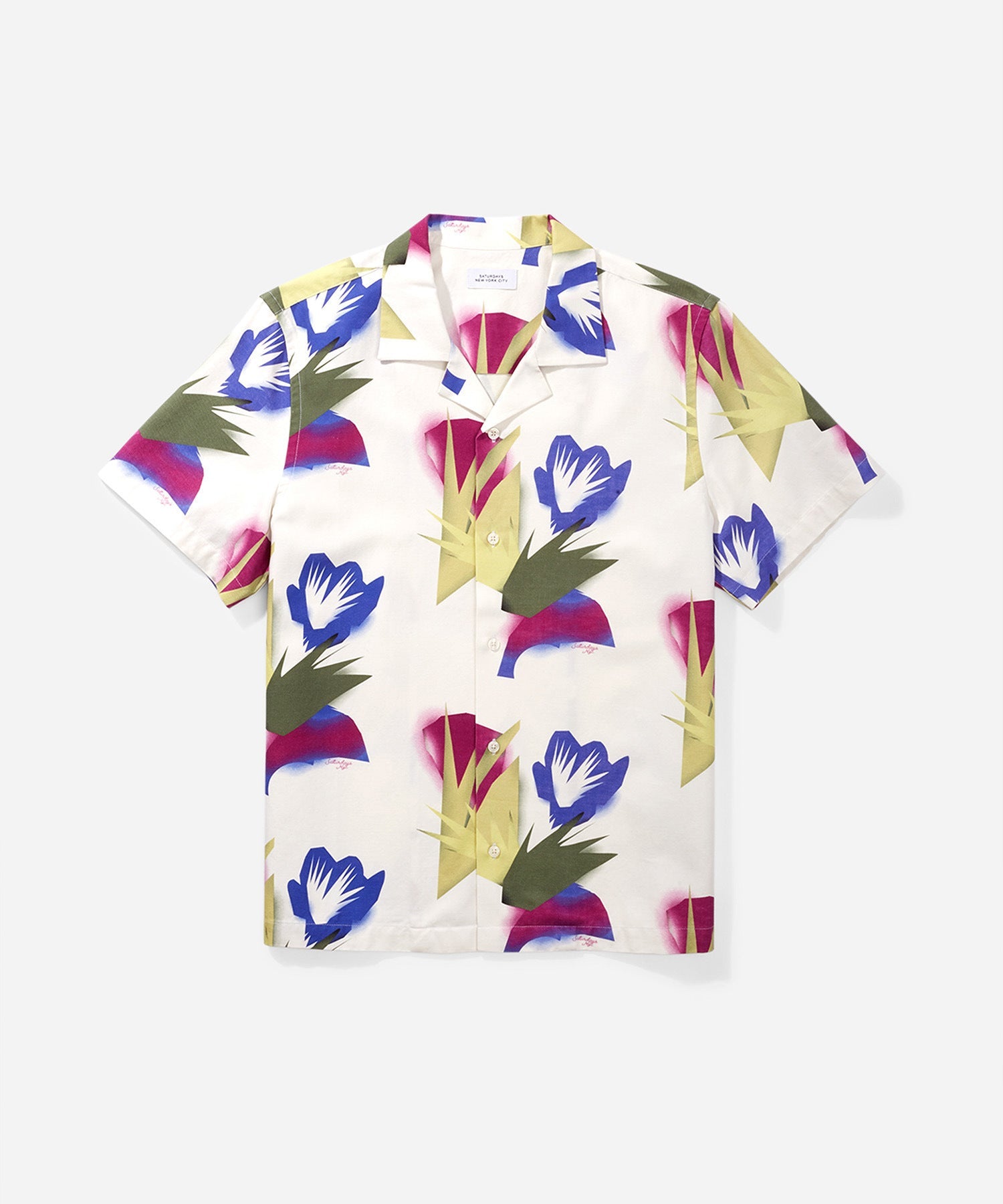 Jungle Floral Print Canty SS Shirt