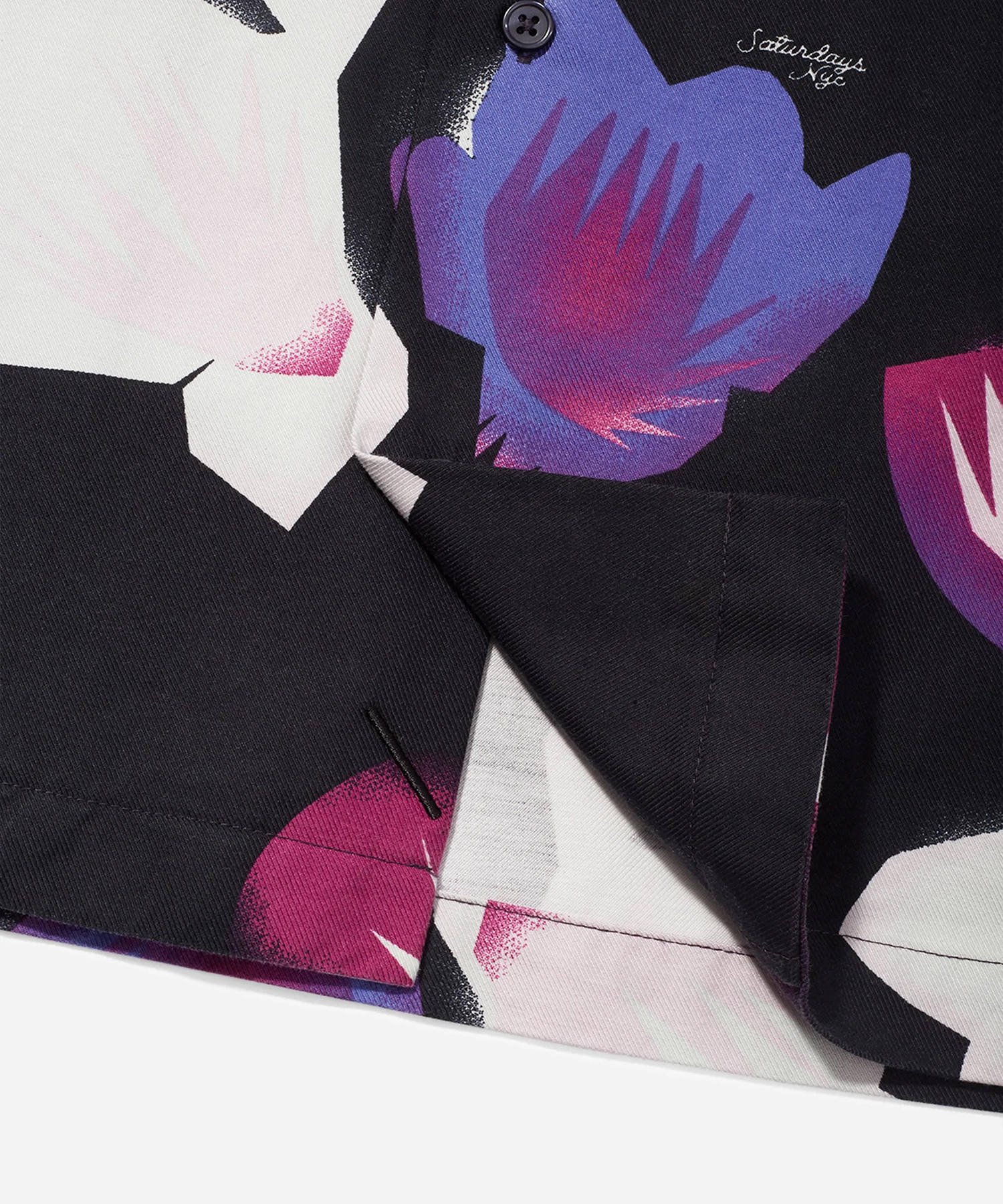 Jungle Floral Print Canty SS Shirt