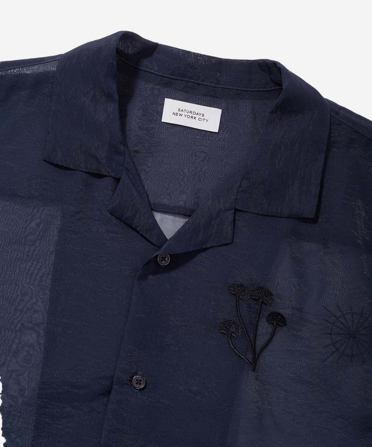 Canty Sheer Emb SS Shirt