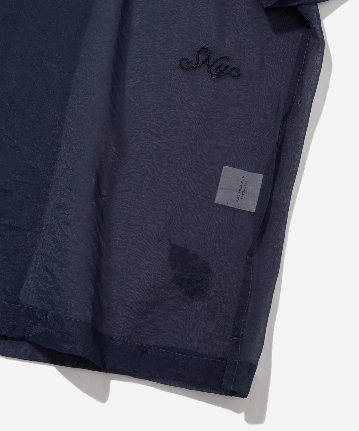 Canty Sheer Emb SS Shirt