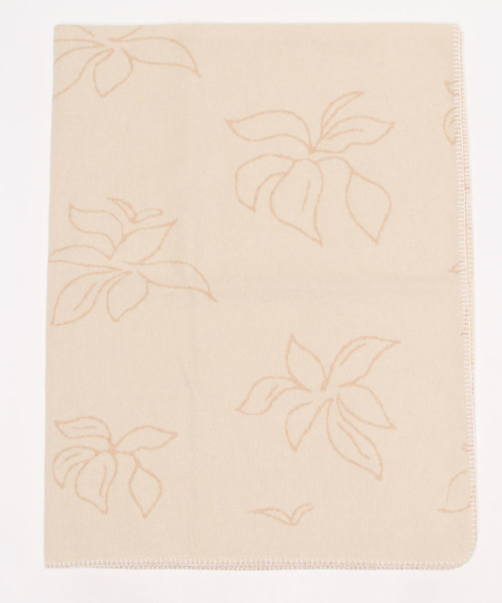 Bovina Floral Jacquard Blanket