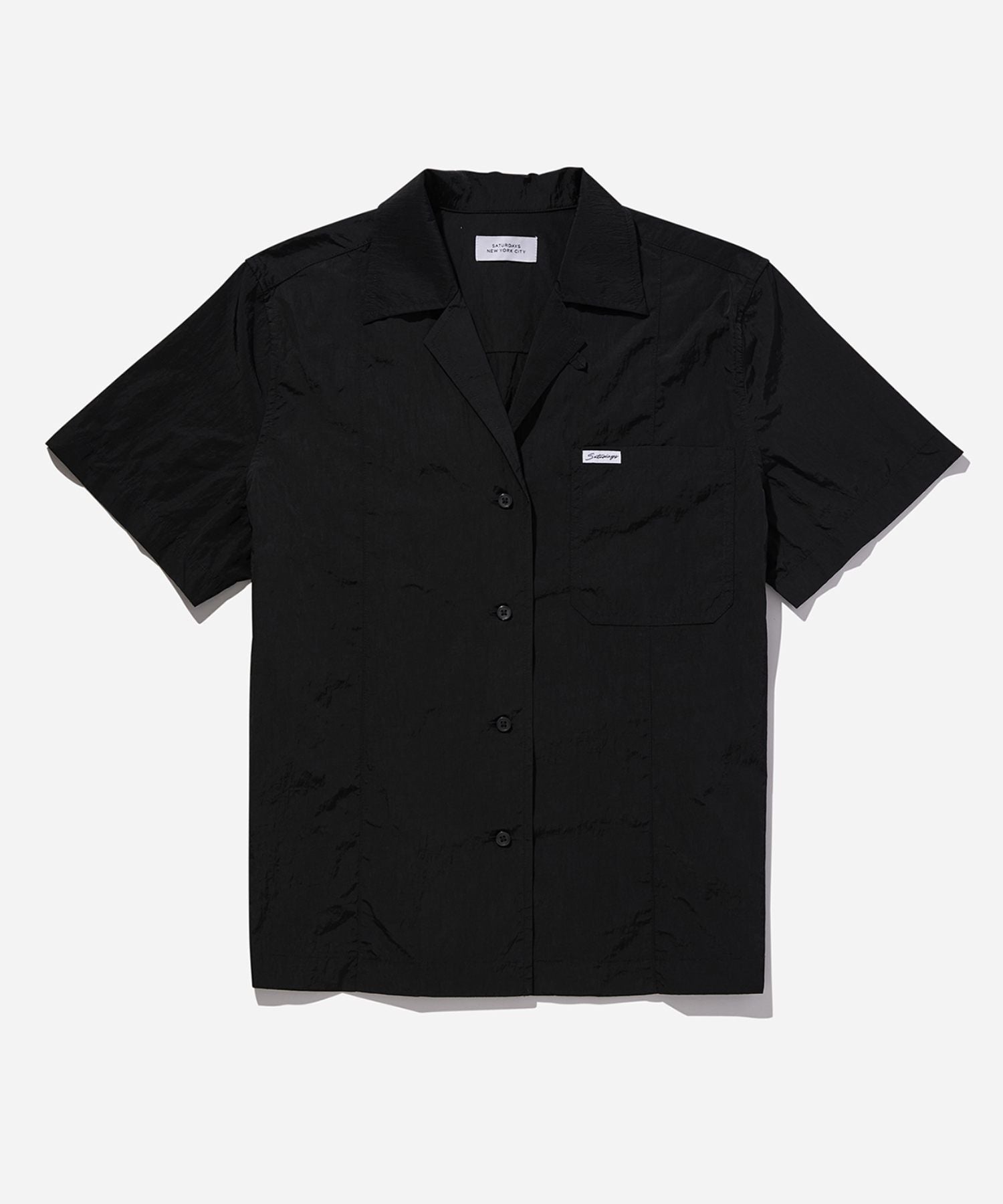 Dani Nylon Camp Collar Shirt