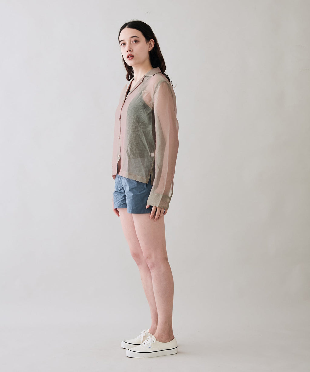 Crys Sheer Emb Shirt