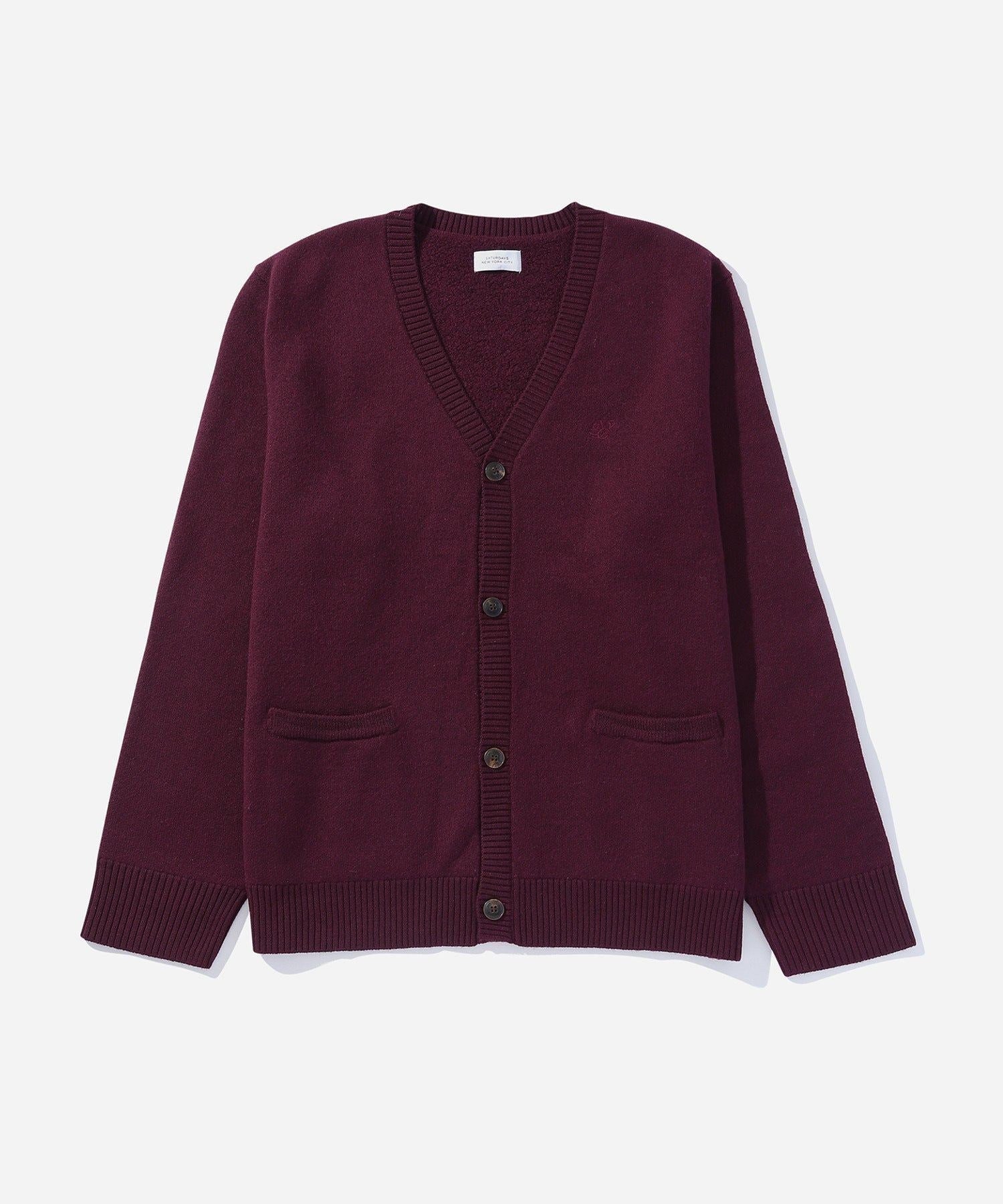 MICHAEL BOILED WOOL CARDIGAN