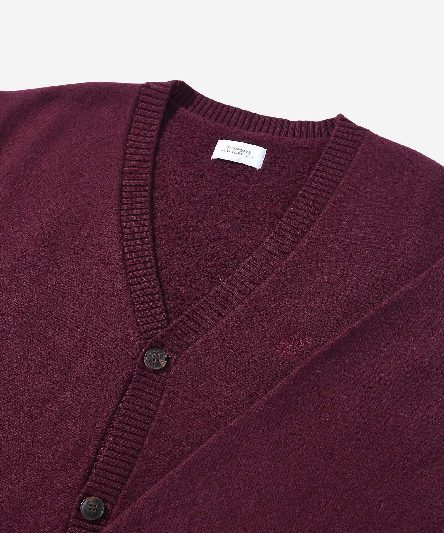 MICHAEL BOILED WOOL CARDIGAN
