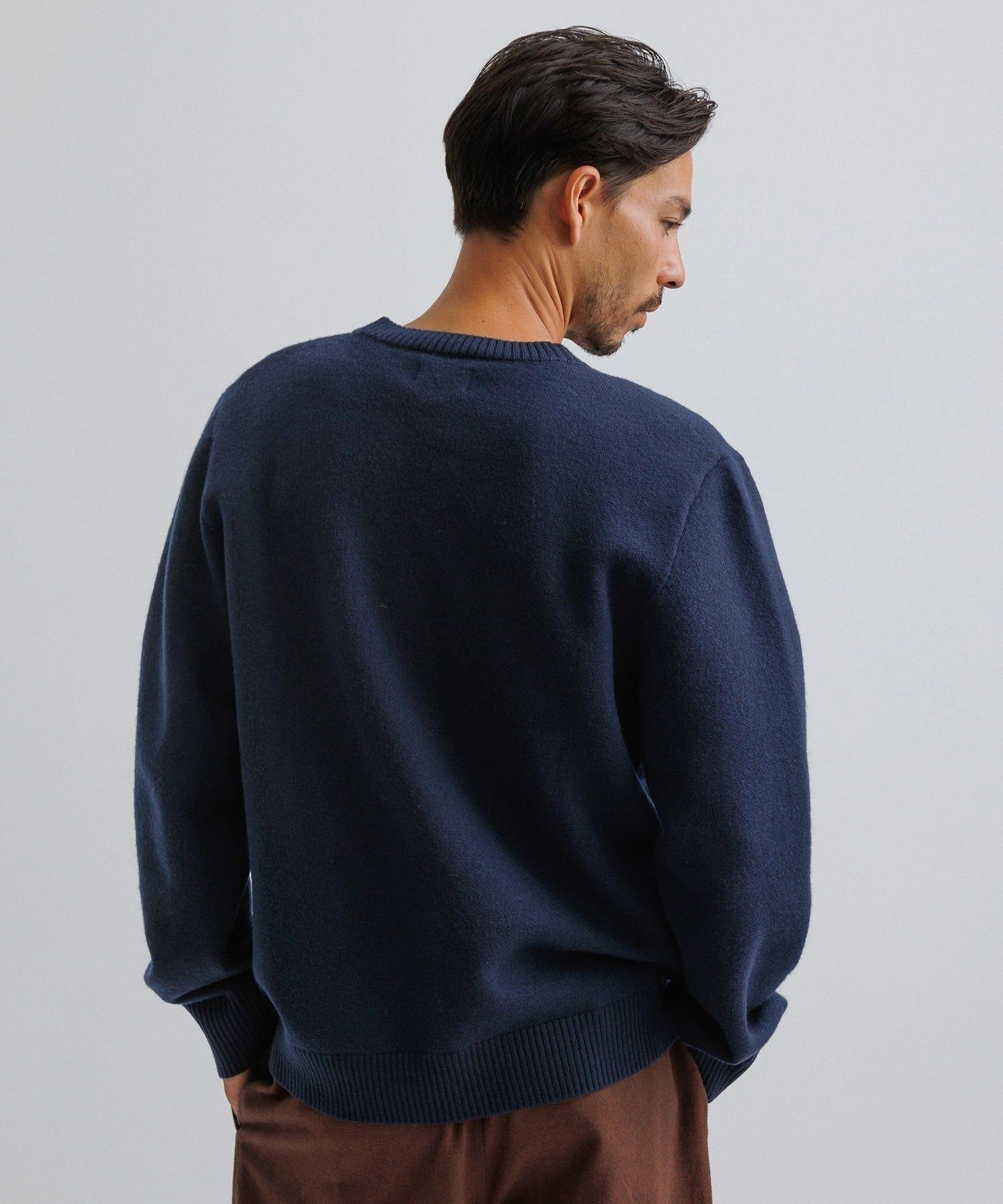 MICHAEL BOILED WOOL CARDIGAN