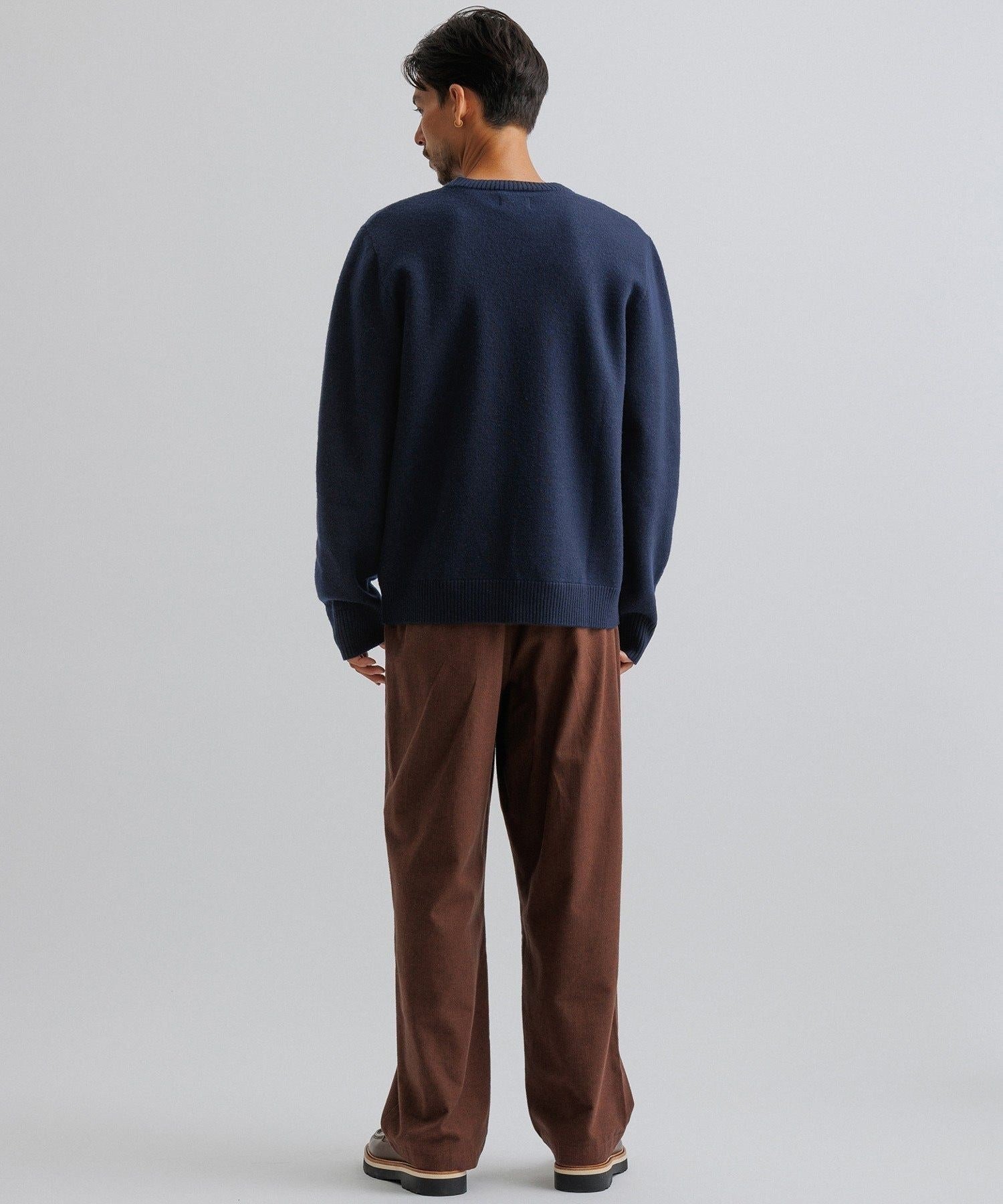 MICHAEL BOILED WOOL CARDIGAN