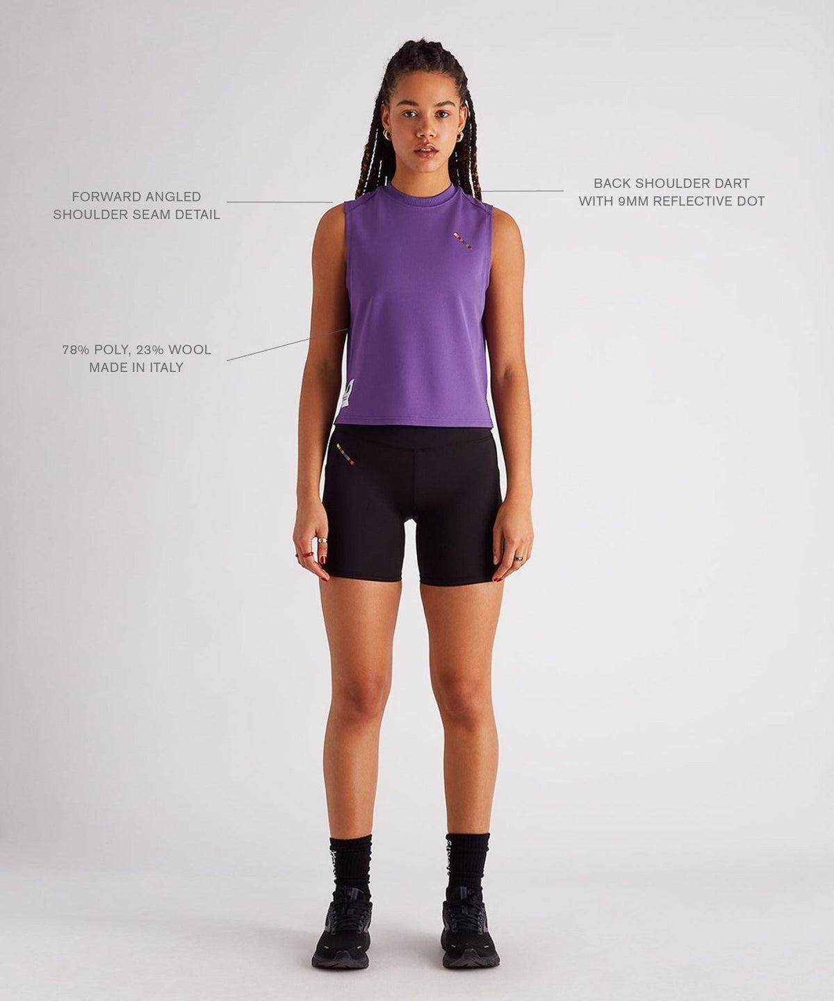 ALL TERRAIN LIGHTWEIGHT CROPPED TANK