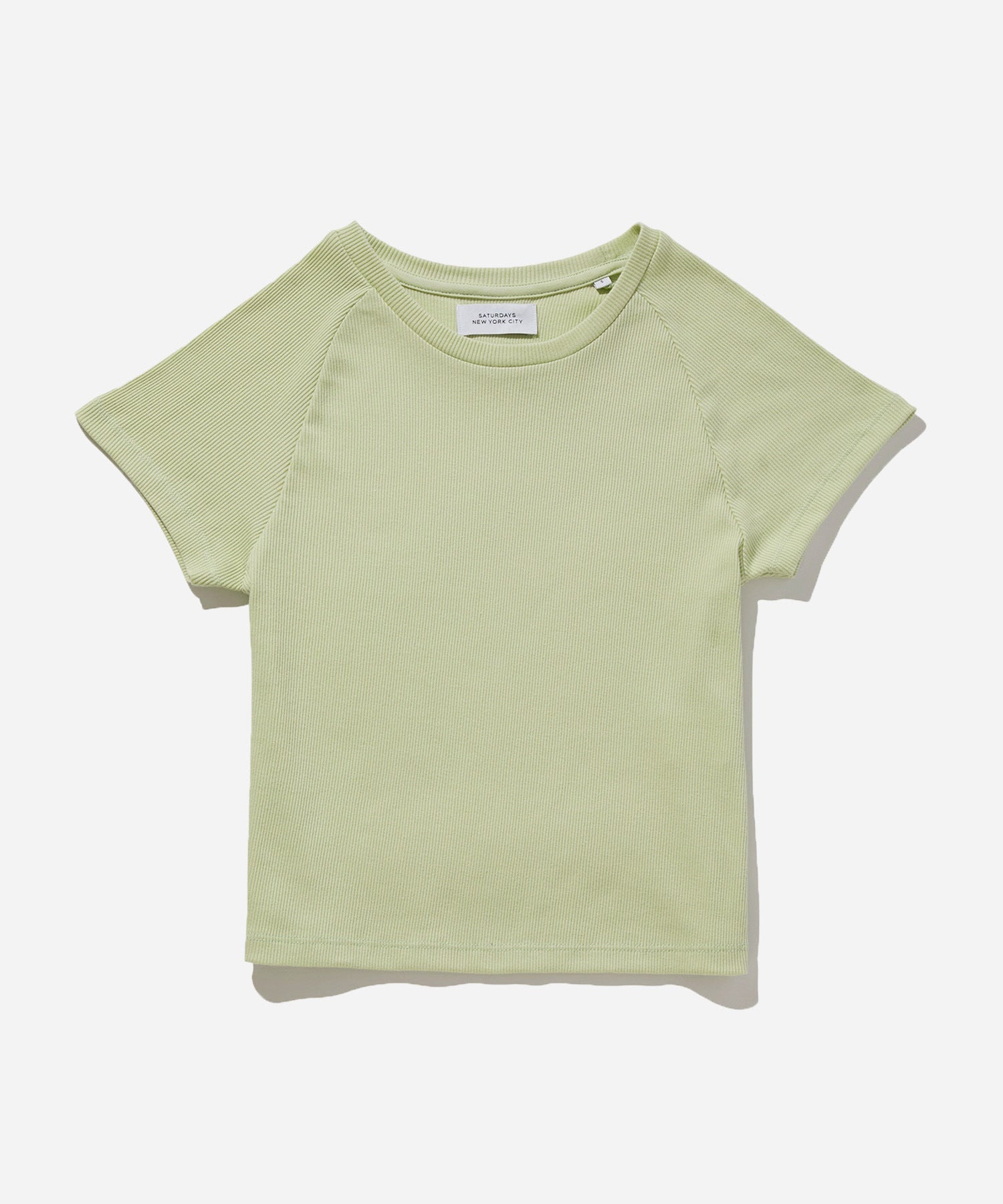 Raglan Rib Fitted Tee