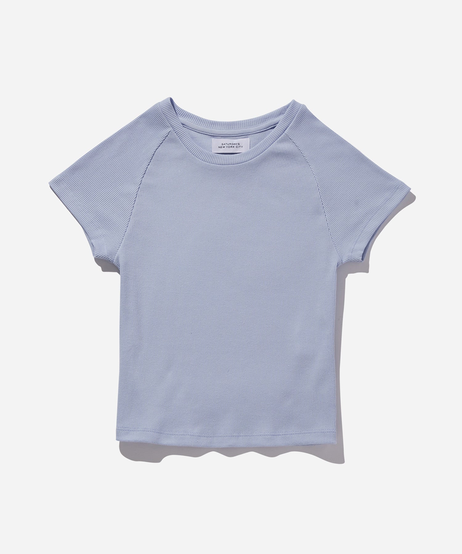 Raglan Rib Fitted Tee