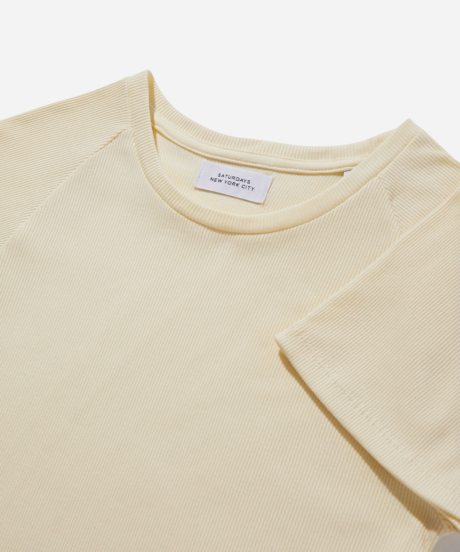 Raglan Rib Fitted Tee