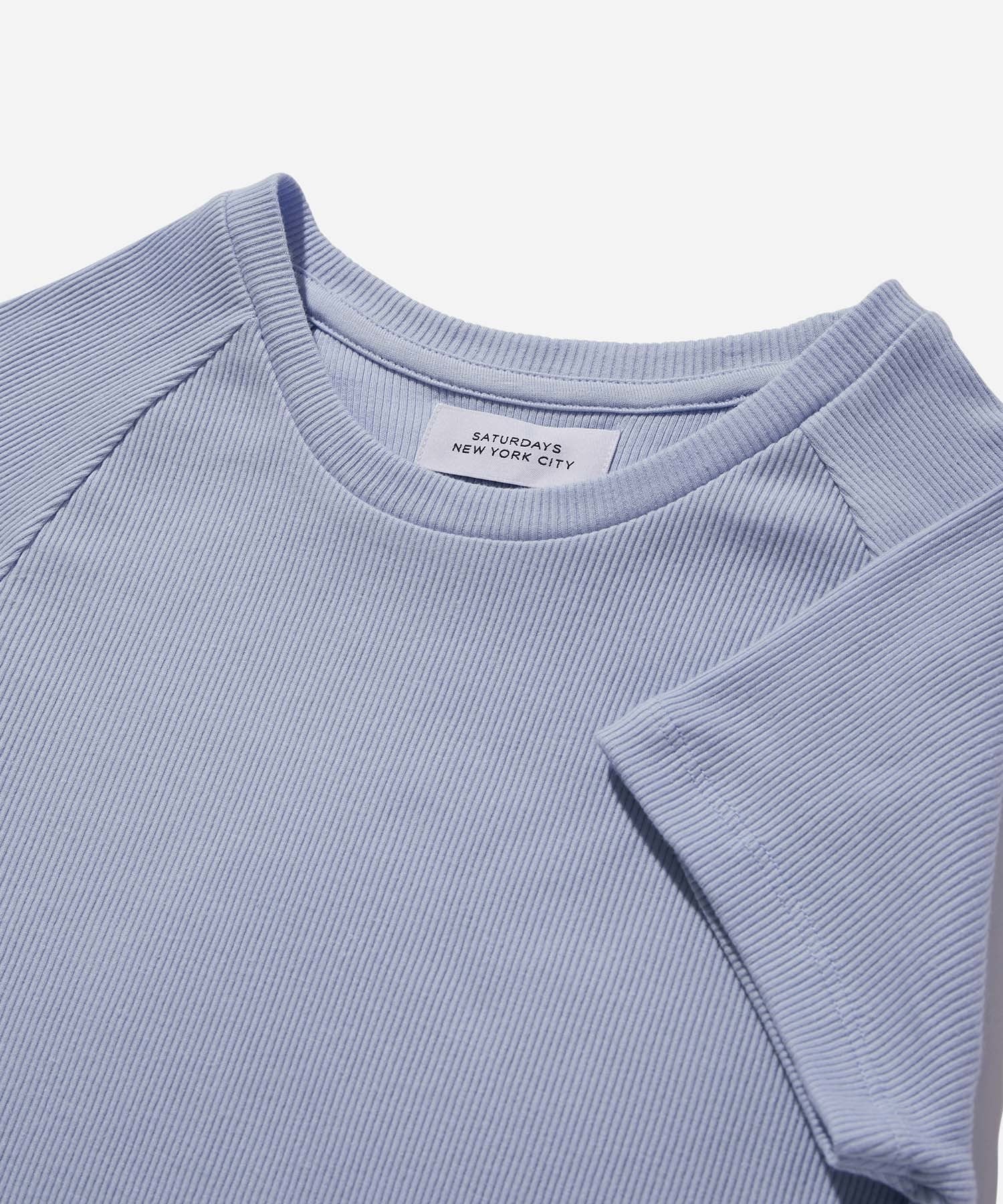 Raglan Rib Fitted Tee