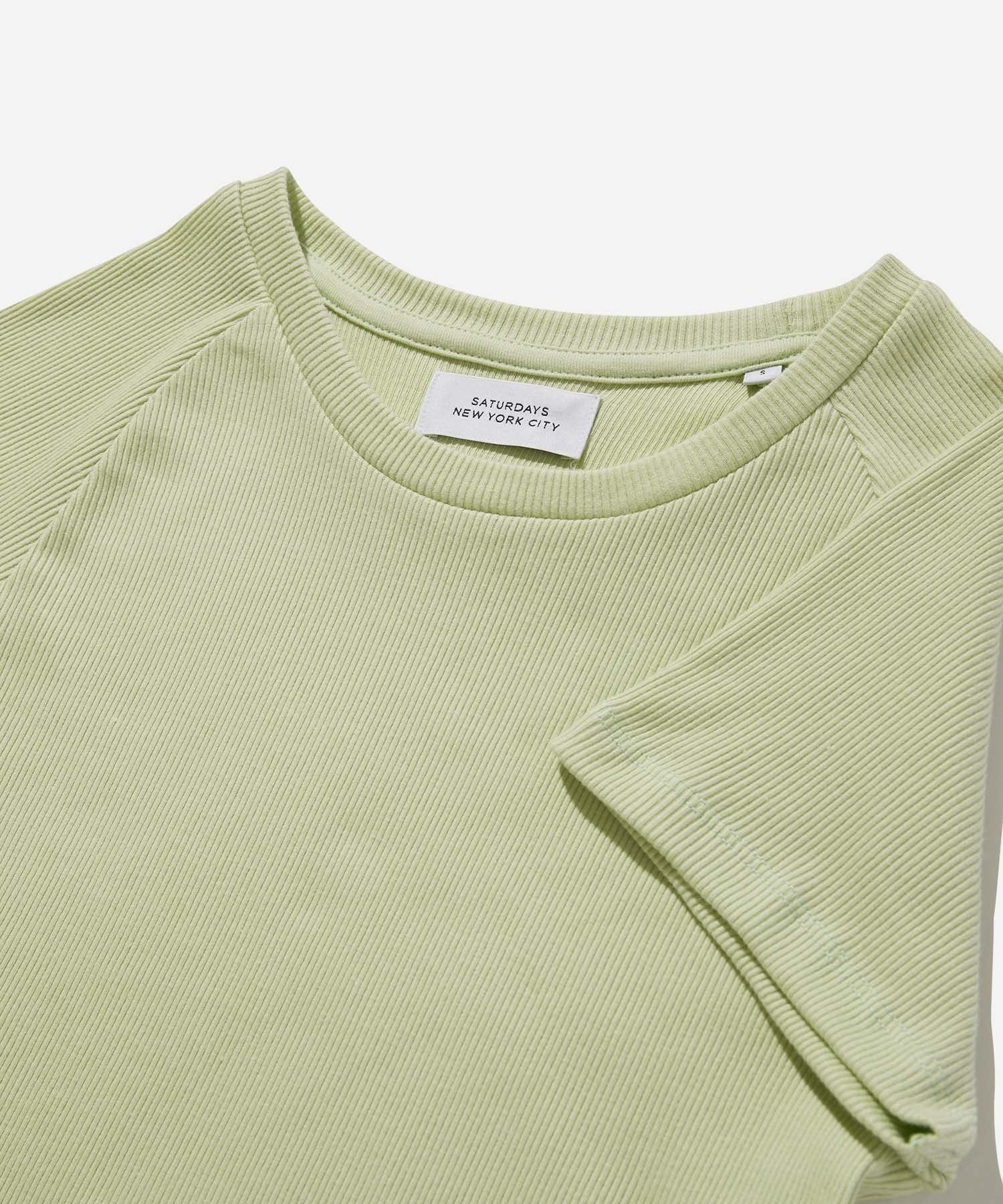 Raglan Rib Fitted Tee