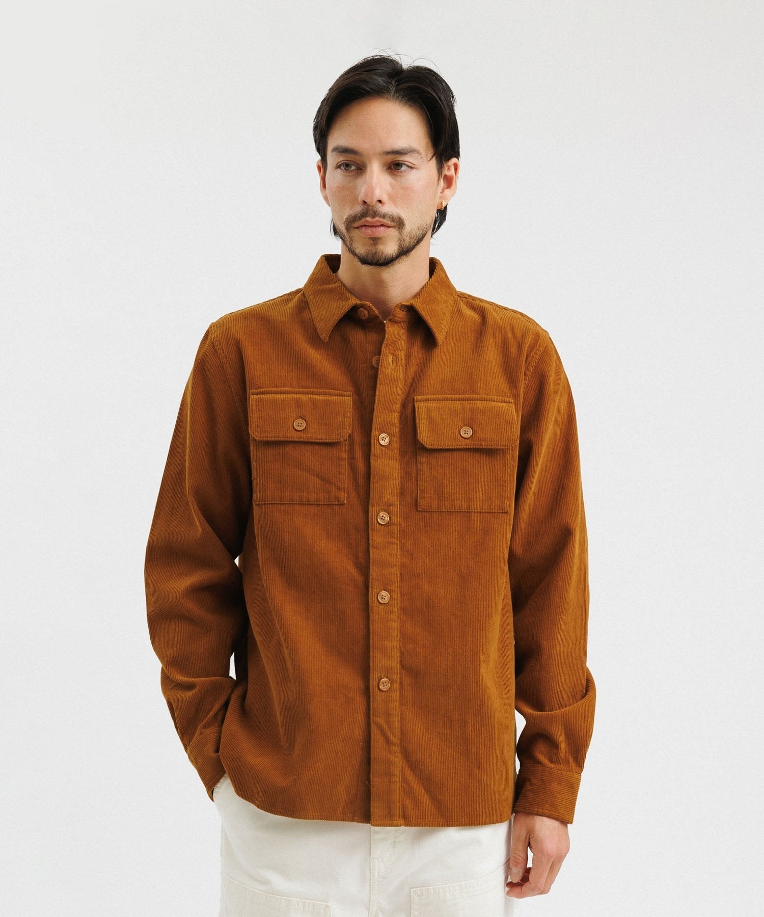 Nolan Washed Cord LS Shirt