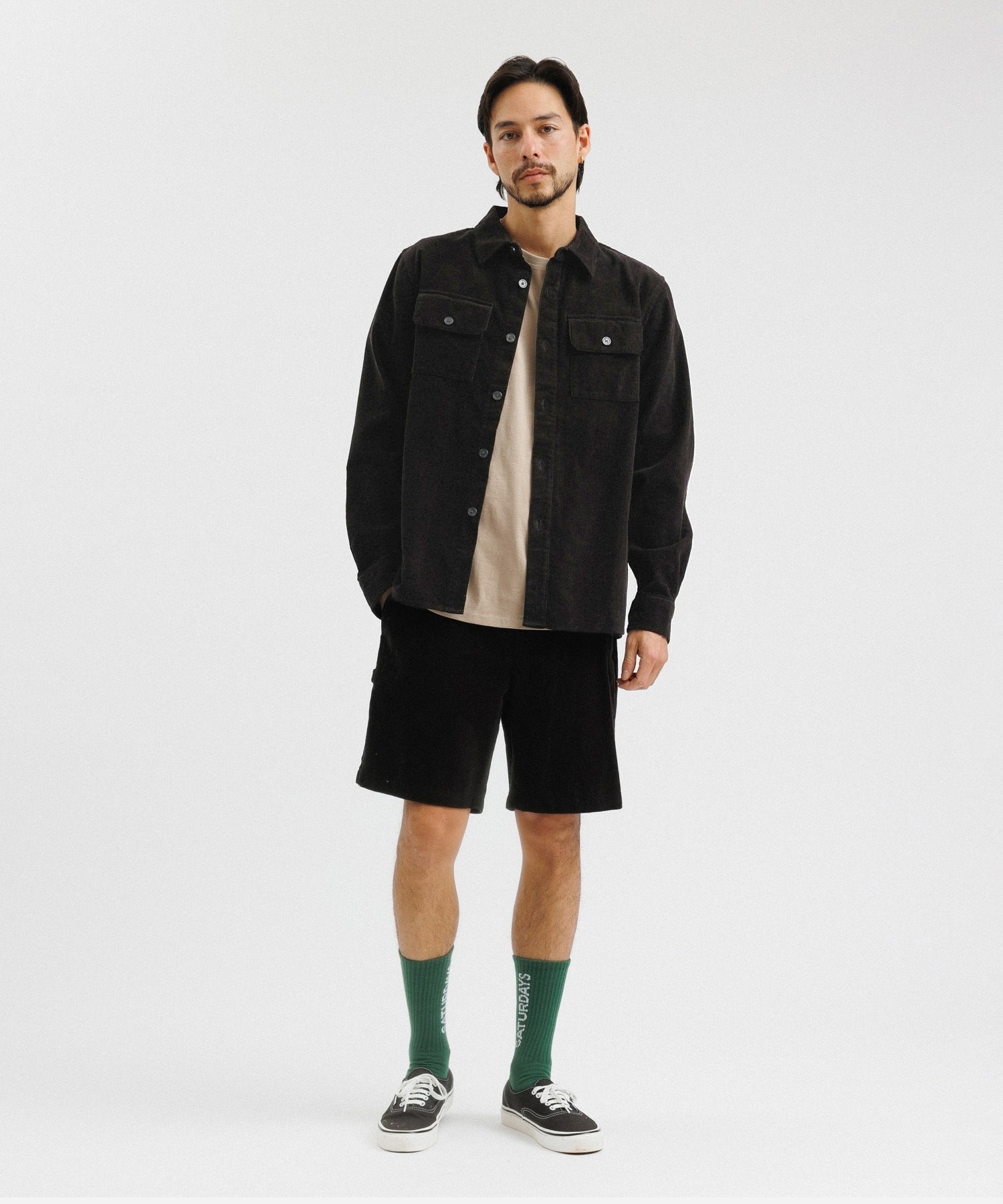 Nolan Washed Cord LS Shirt