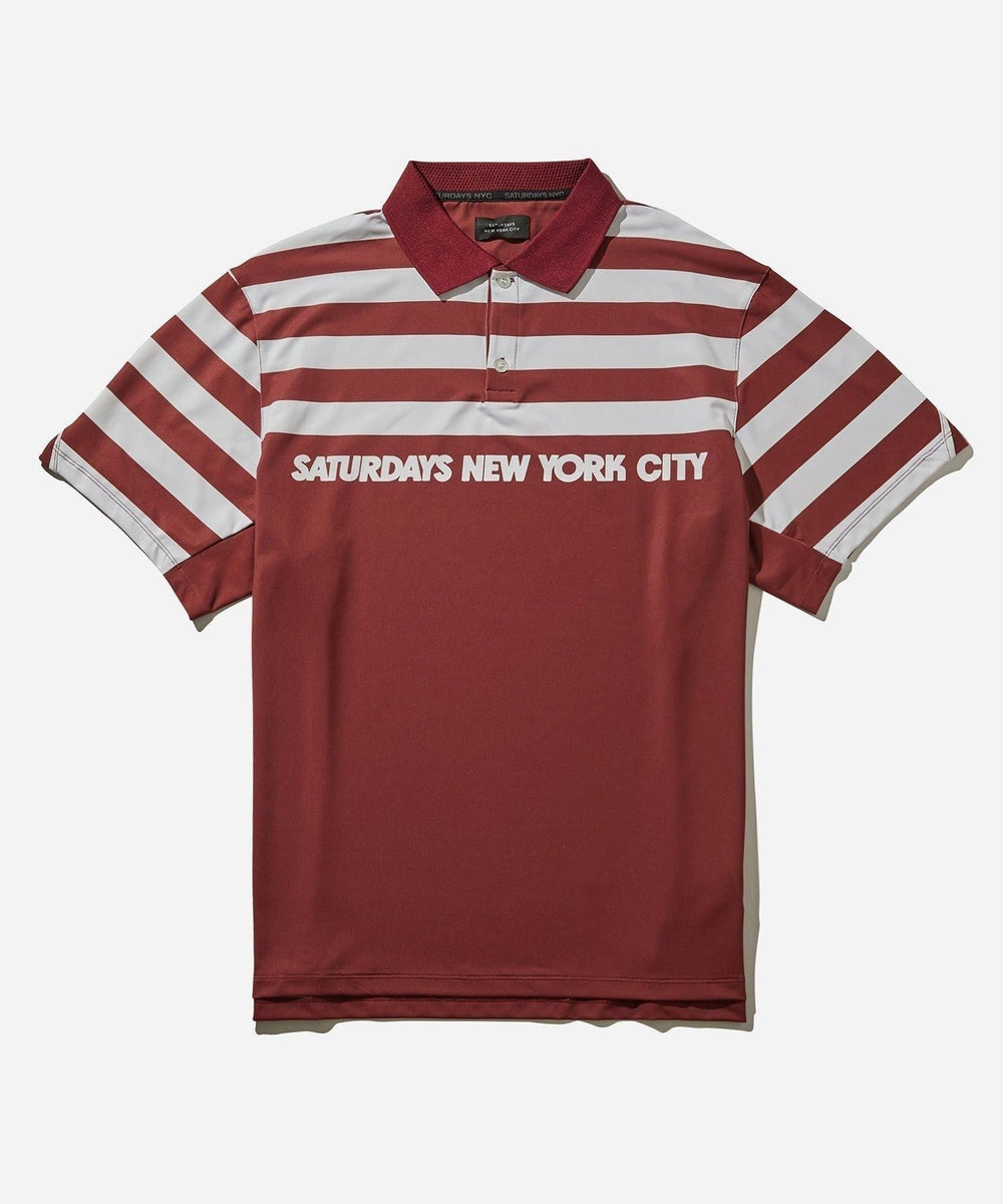 Wide Polo Border Shirt SS | Saturdays NYC Japan