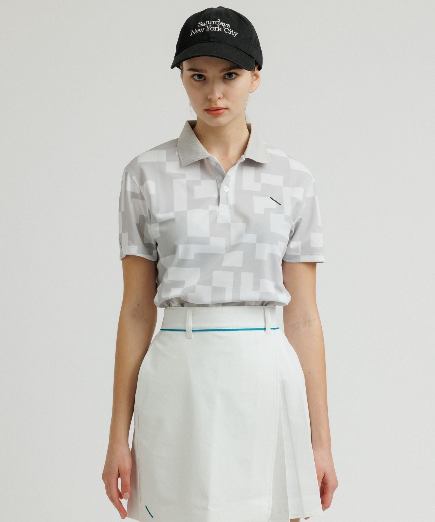 Block Polo Shirt SS | WOMEN