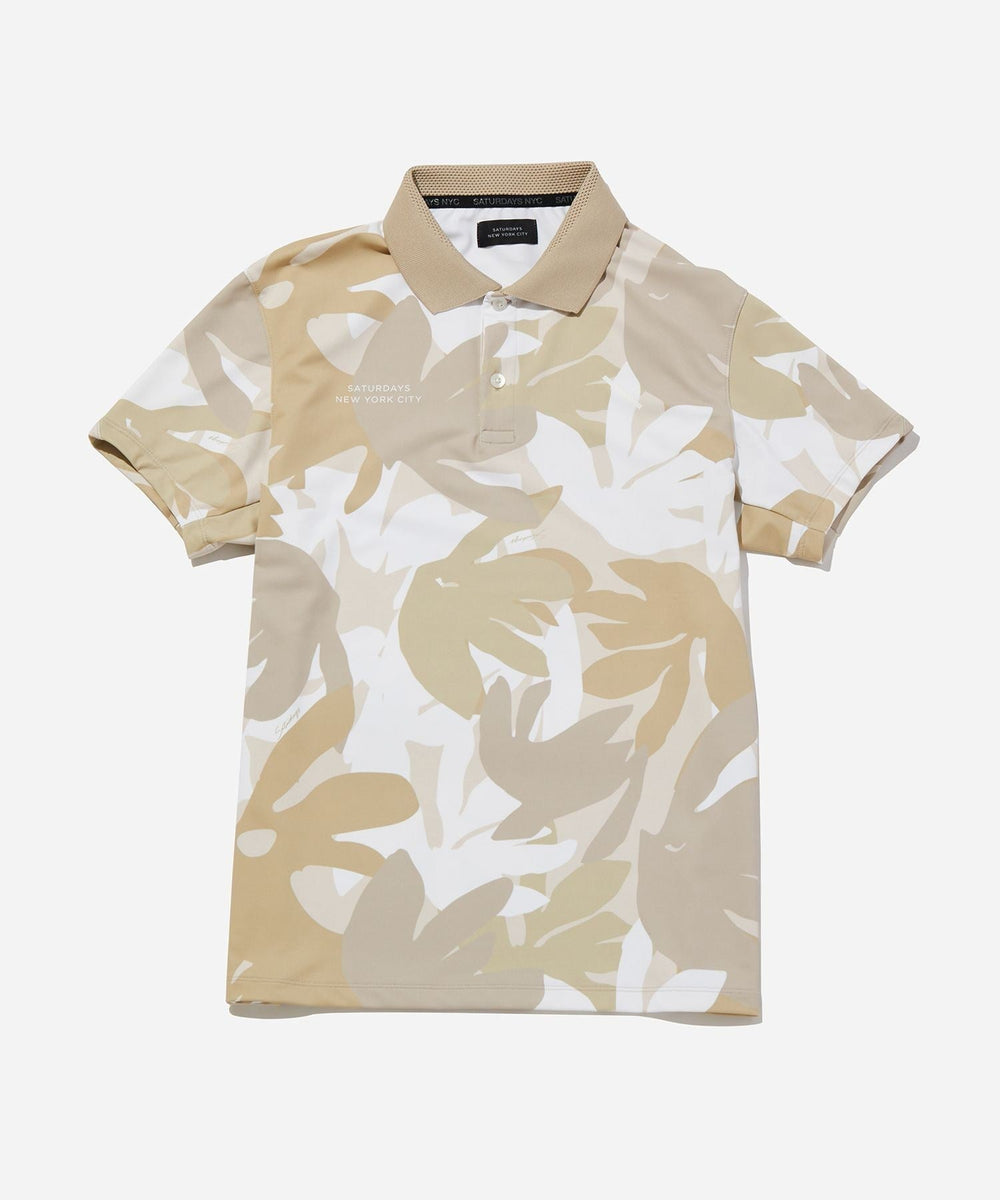 Flower Tech Poloshirt | WOMEN | Saturdays NYC Japan