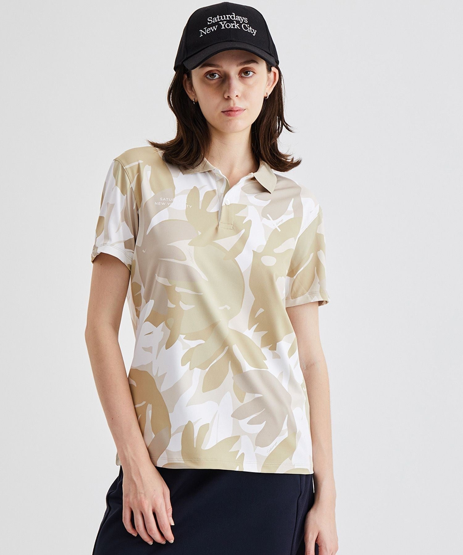 Flower Tech Poloshirt | WOMEN
