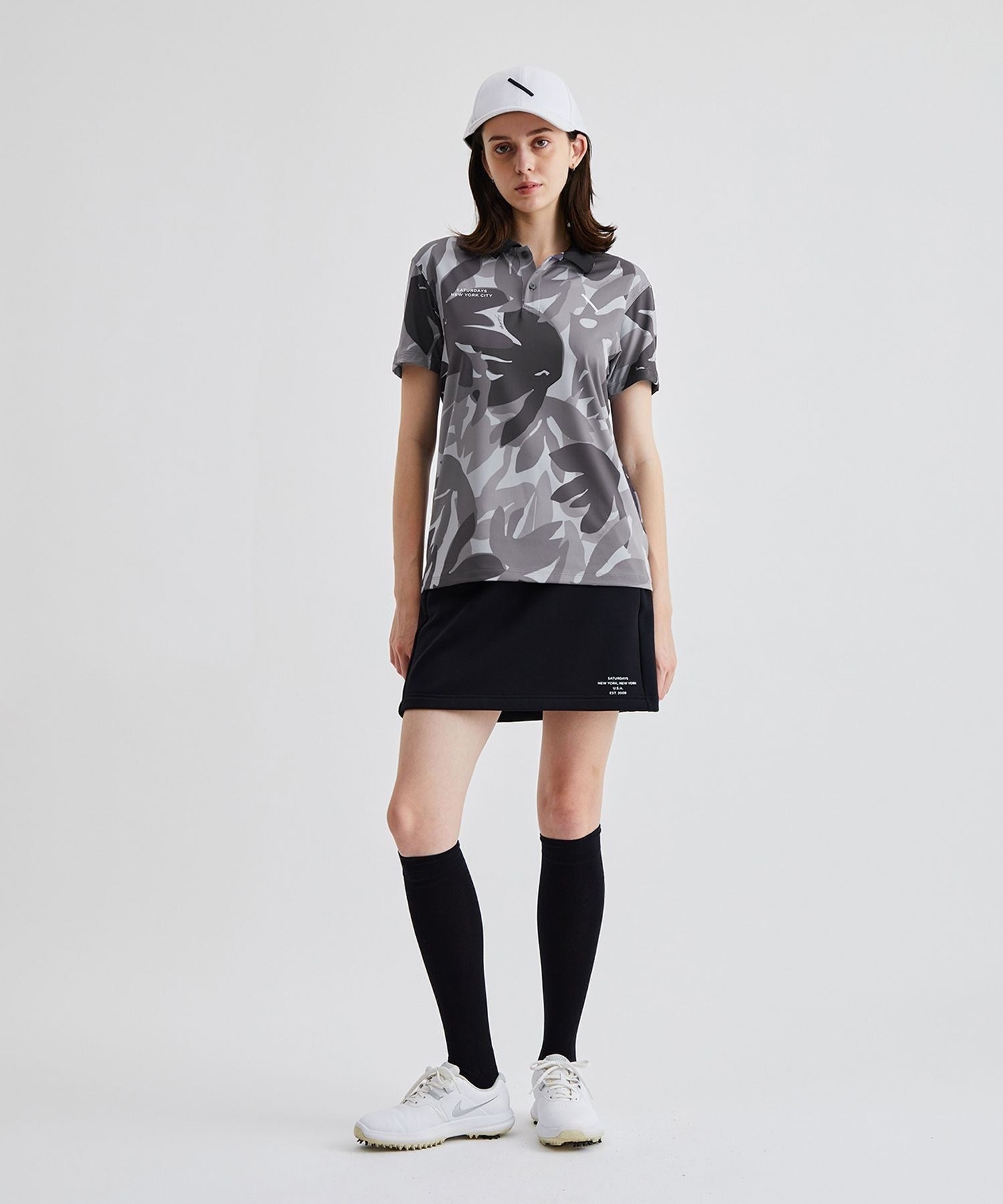 Flower Tech Poloshirt | WOMEN