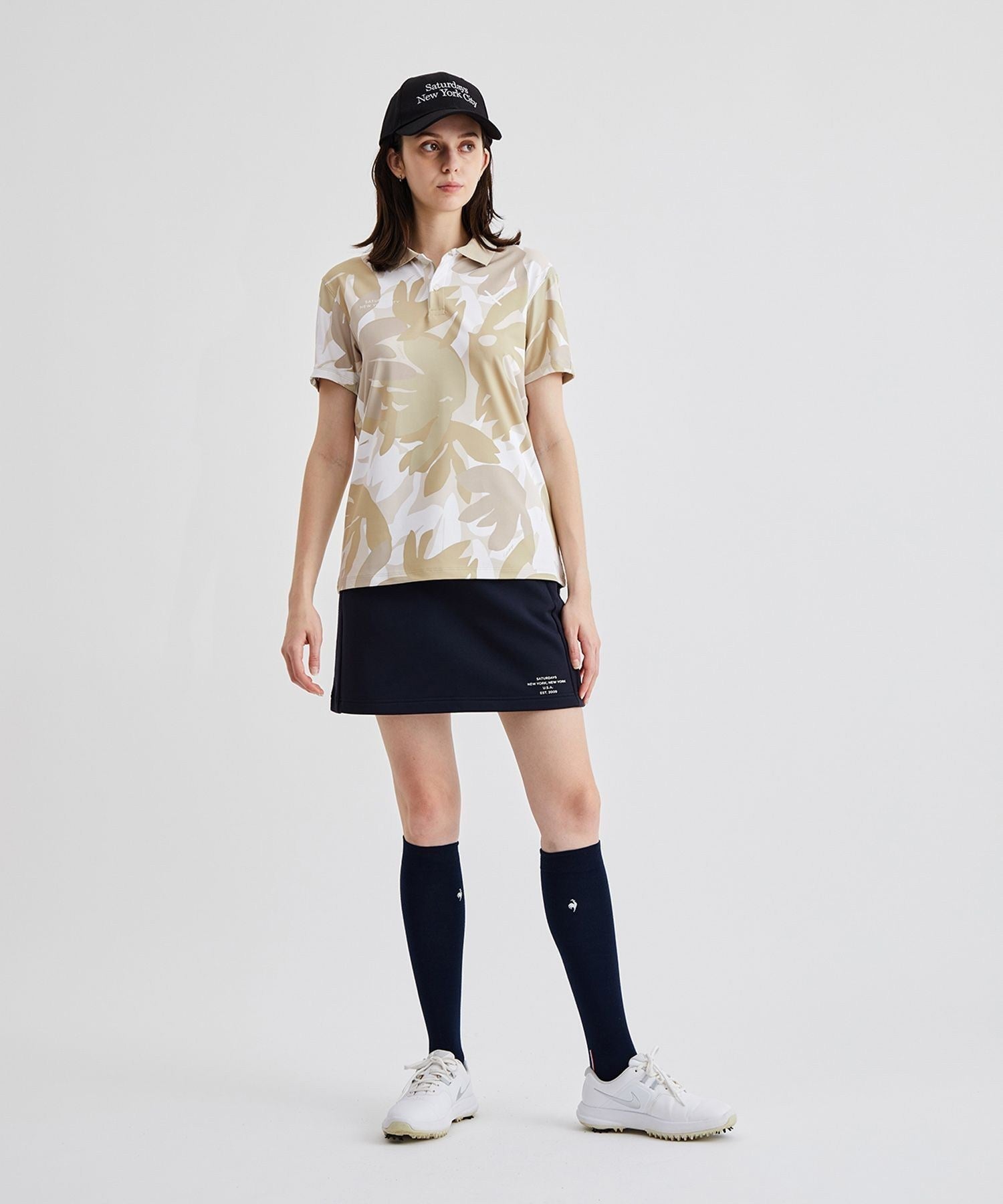Flower Tech Poloshirt | WOMEN