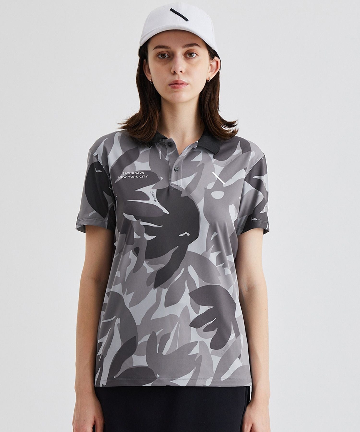 Flower Tech Poloshirt | WOMEN