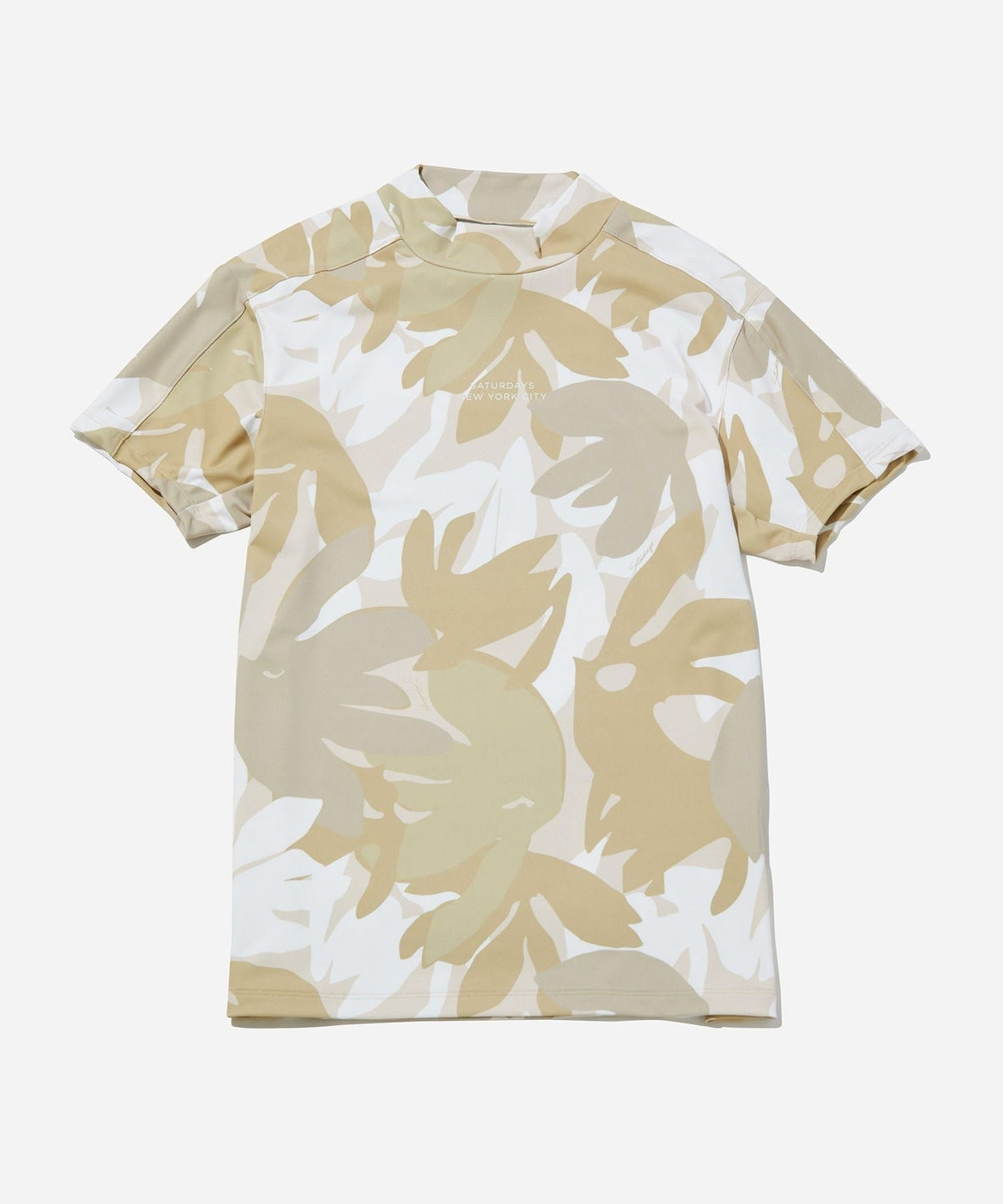 Flower Tech Mock Shirt | WOMEN