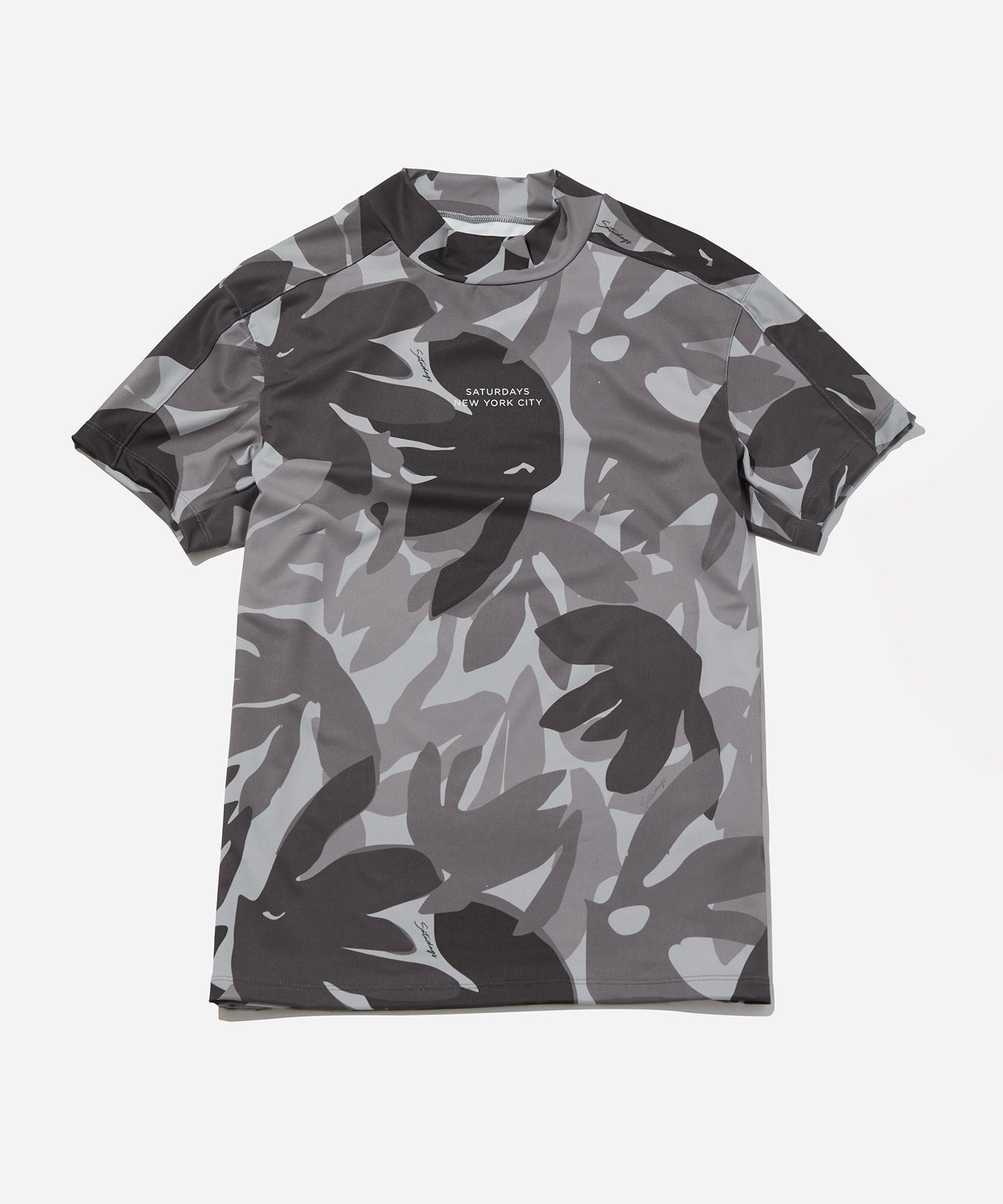 Flower Tech Mock Shirt | WOMEN