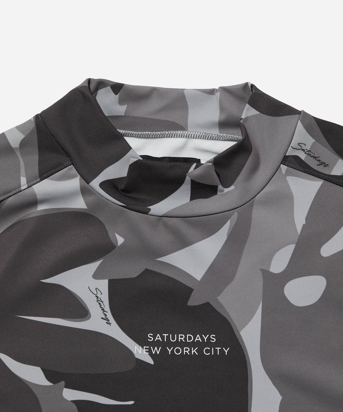 Flower Tech Mock Shirt | WOMEN