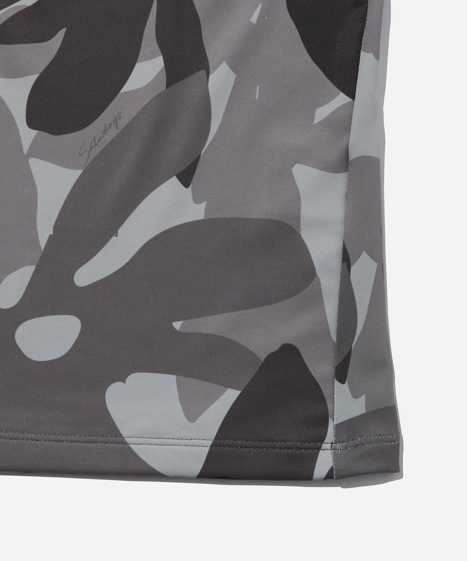 Flower Tech Mock Shirt | WOMEN