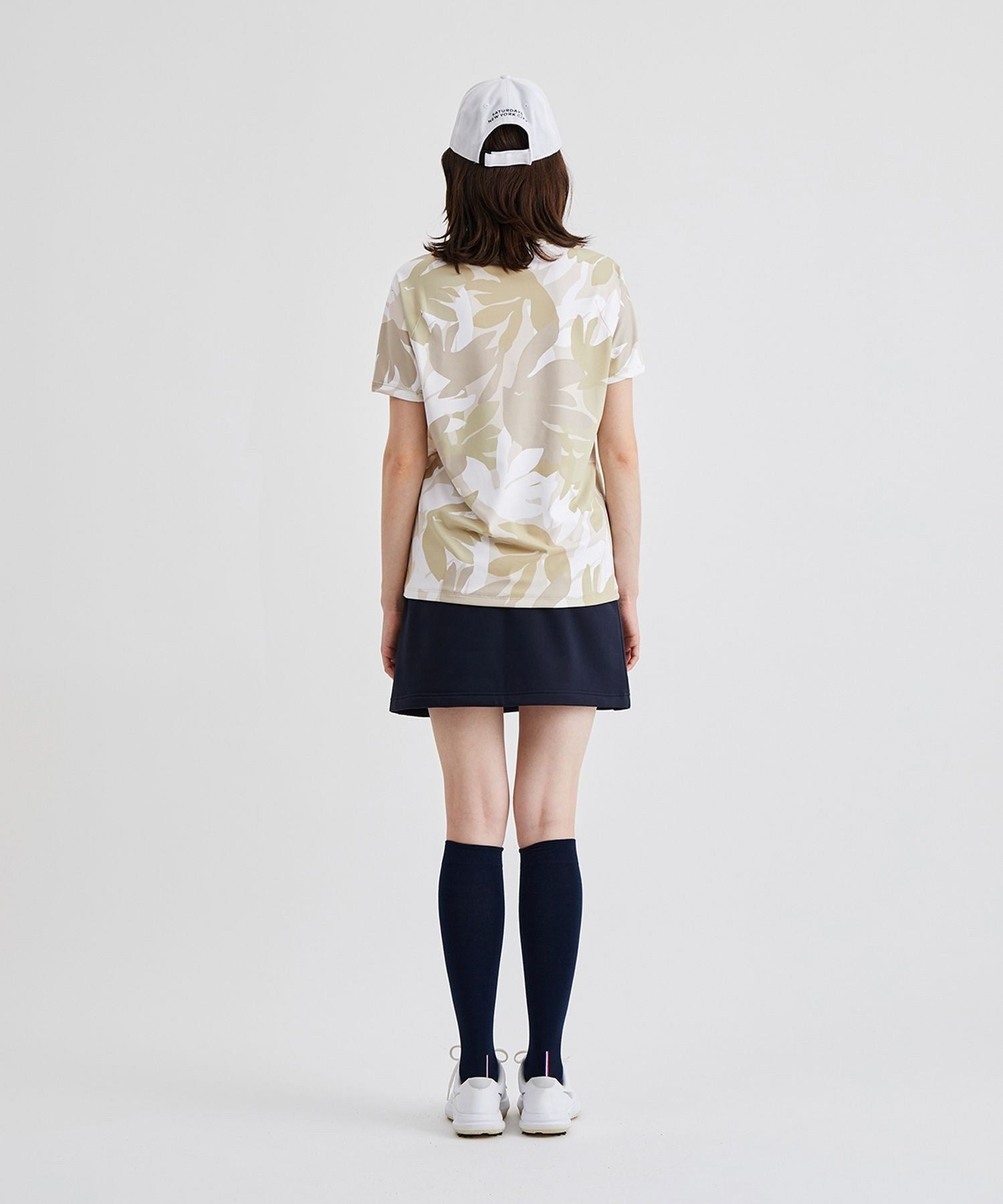 Flower Tech Mock Shirt | WOMEN