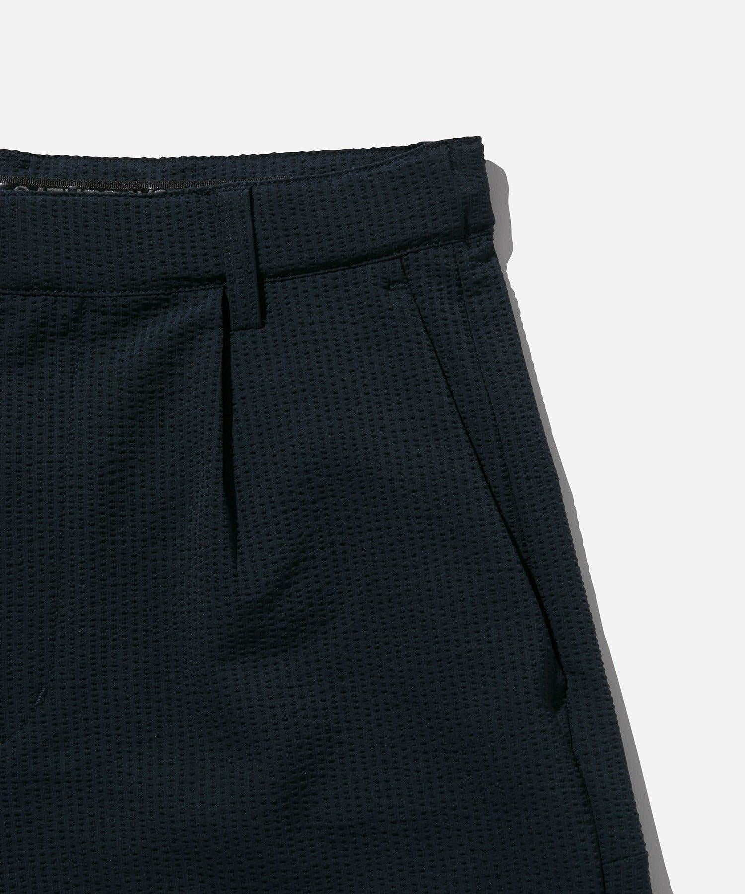 Seersucker One Tuck Short Pant | WOMEN