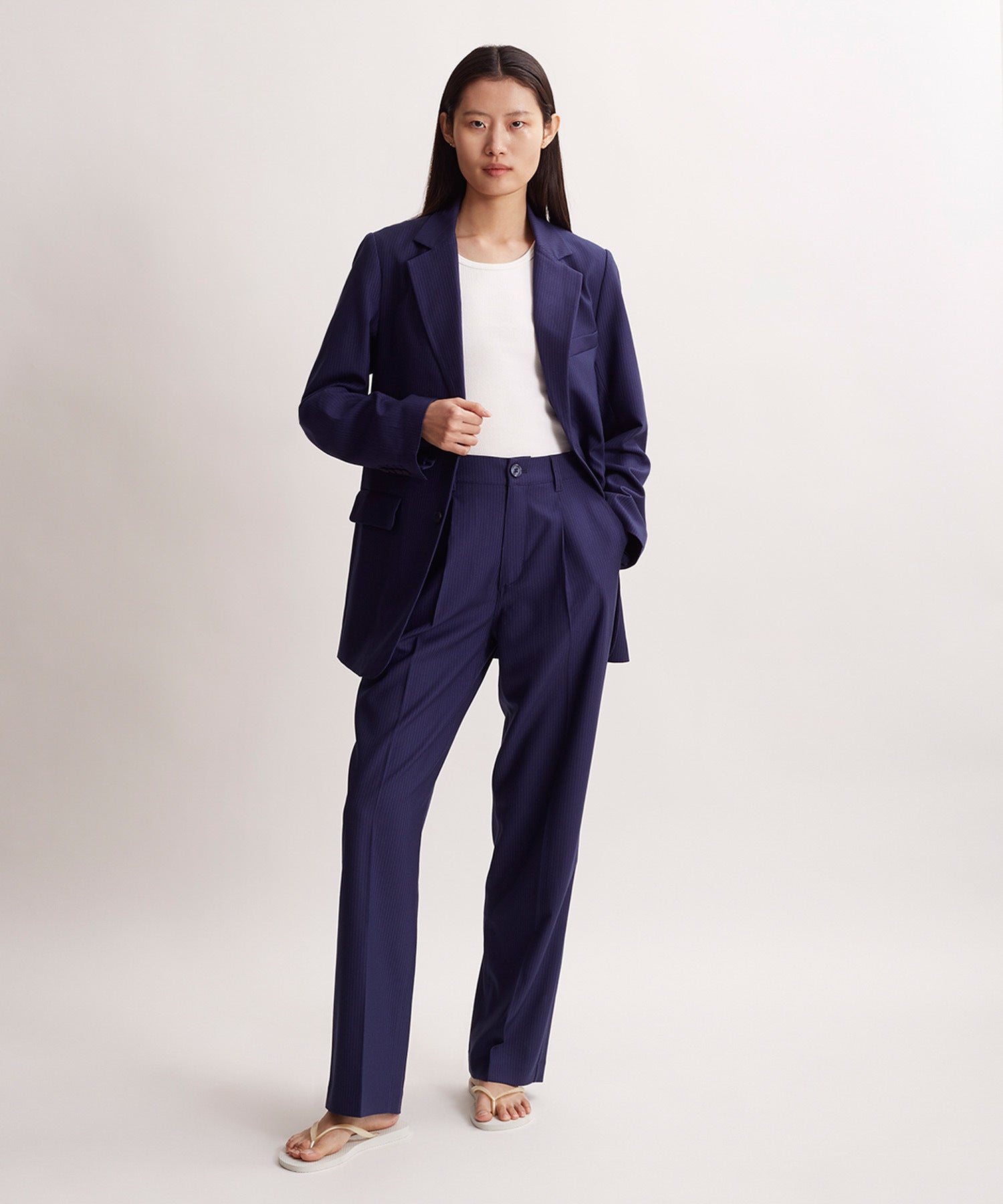 Kim Pinstripe Trouser