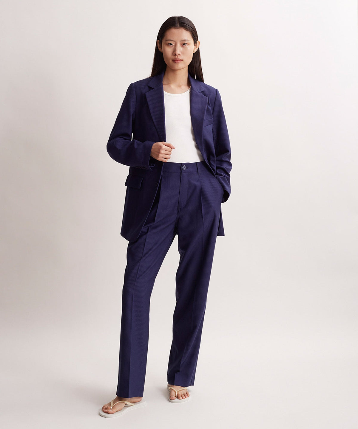Kim Pinstripe Trouser