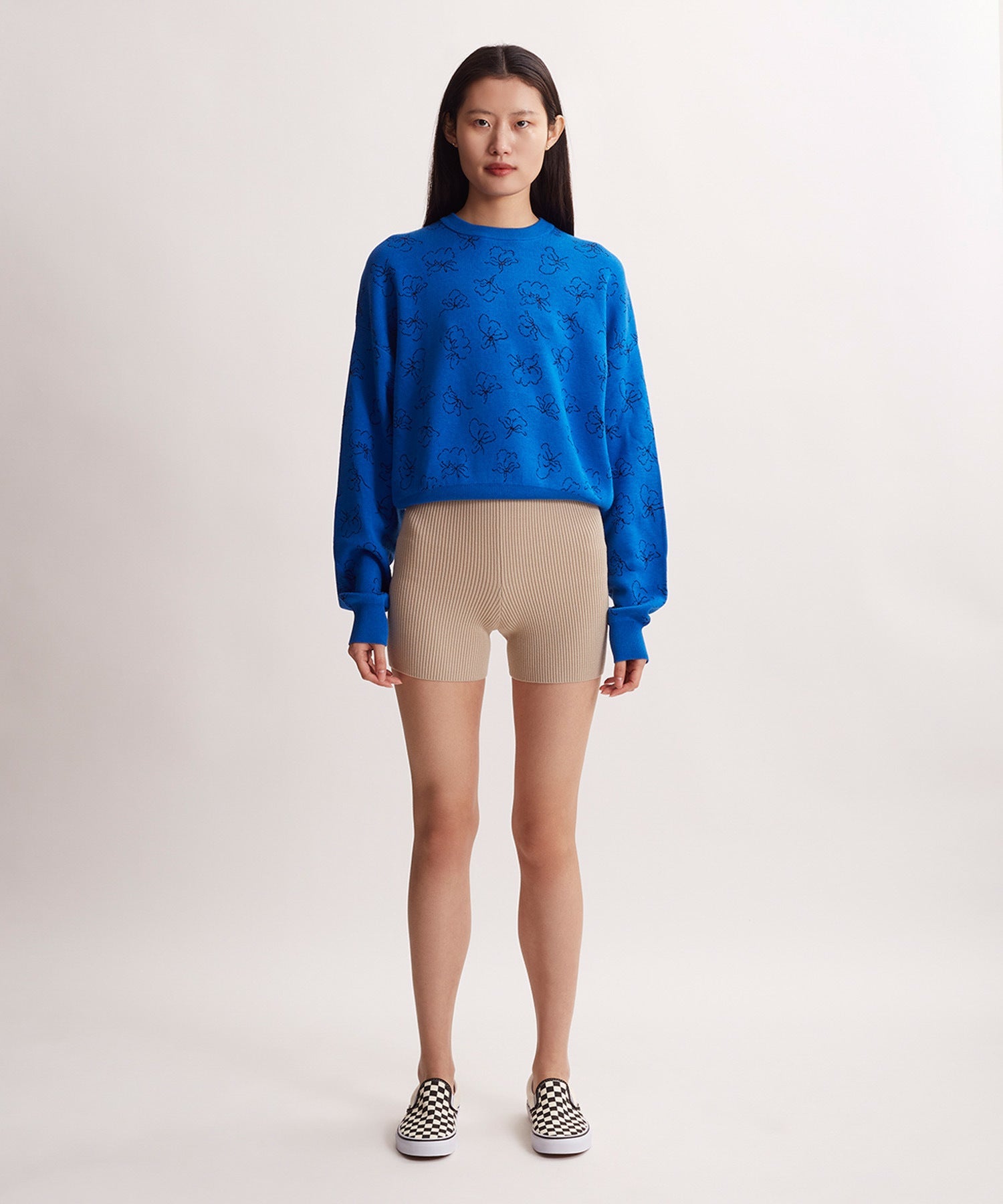 Jiji Rib Knit Short