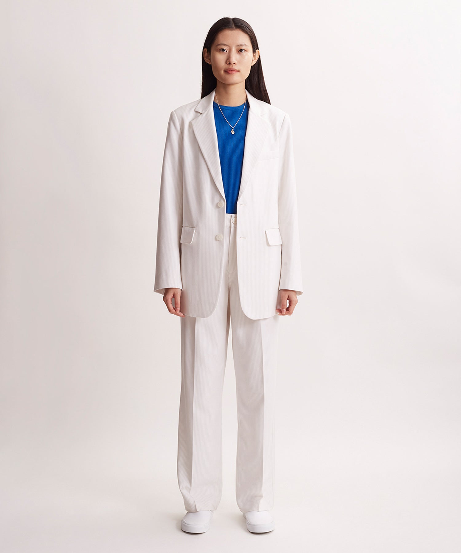 Aria Pinstripe Blazer