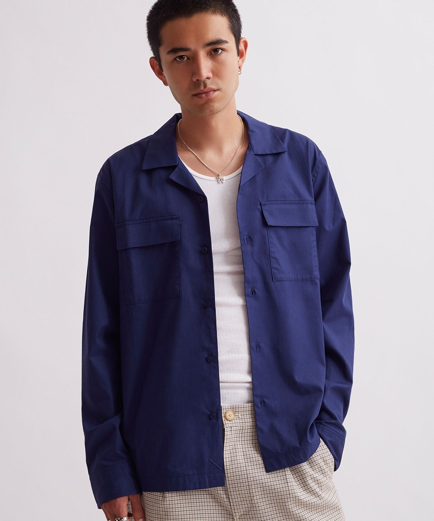 MARCO DOUBLE POCKET LONG SLEEVE SHIRT
