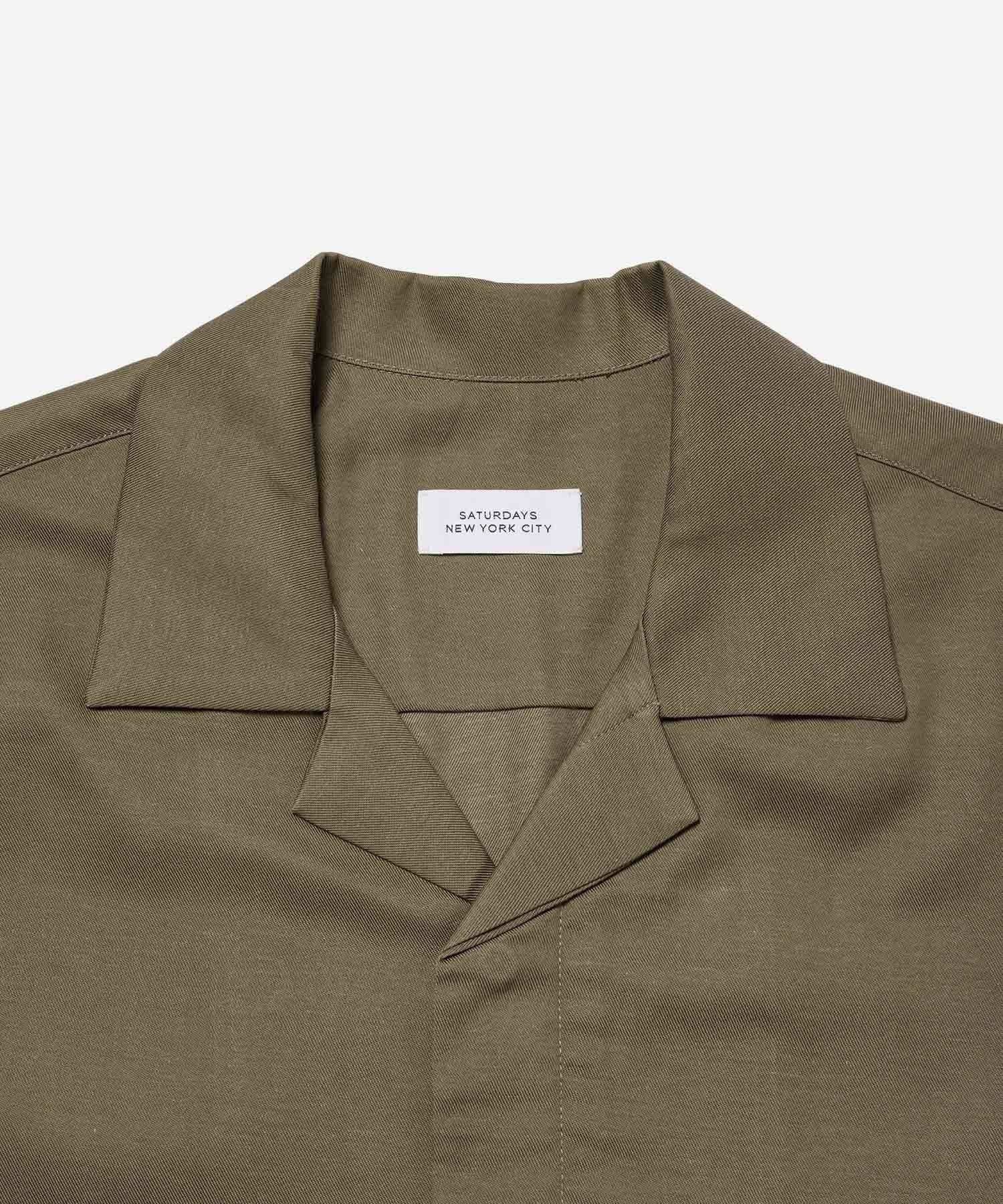 YORK CAMP COLLAR SHORT SLEEVE SHIRT