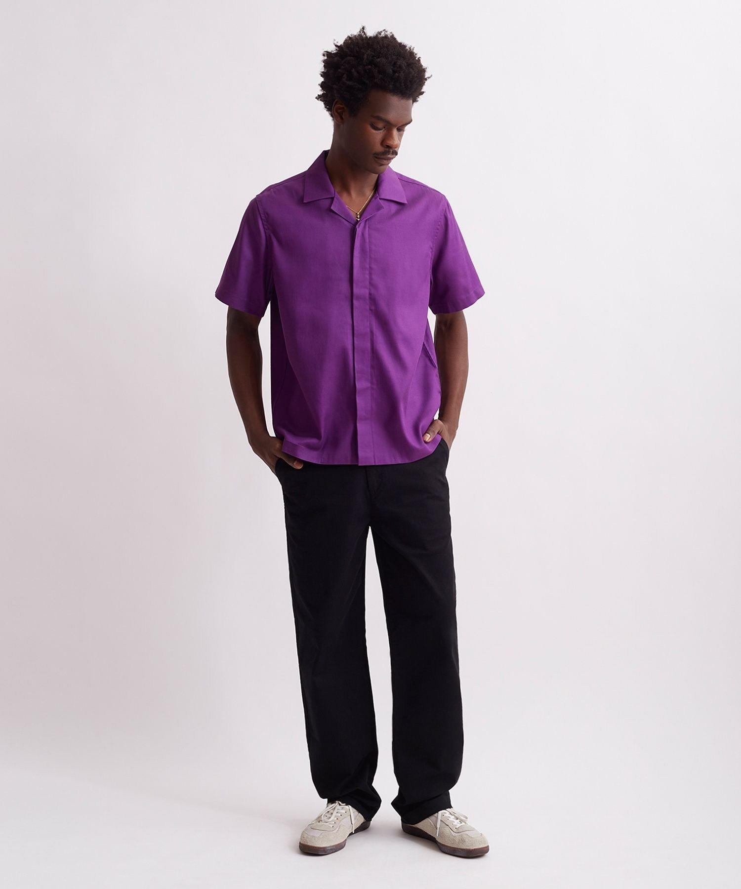 YORK CAMP COLLAR SHORT SLEEVE SHIRT