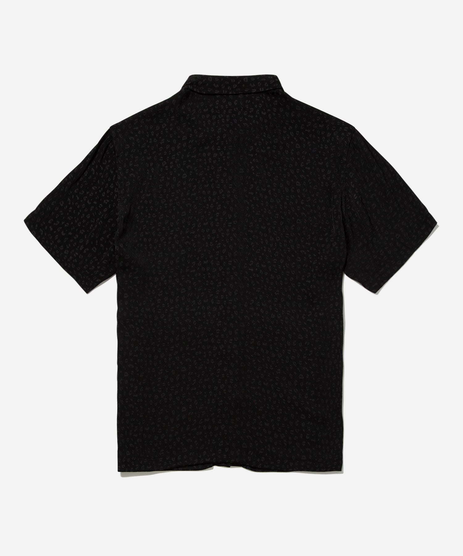 Bruce Leopard Jacquard Short Sleeve Shirt