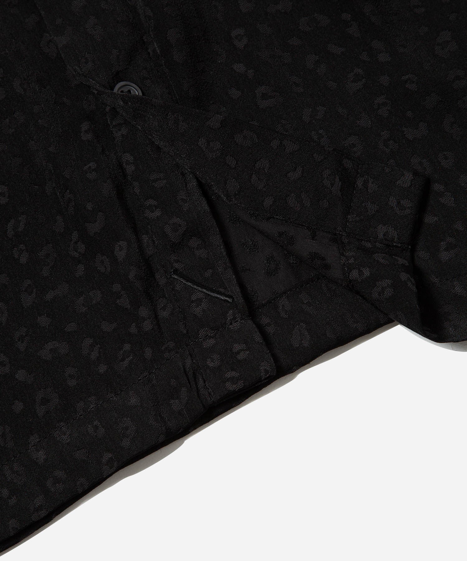 Bruce Leopard Jacquard Short Sleeve Shirt