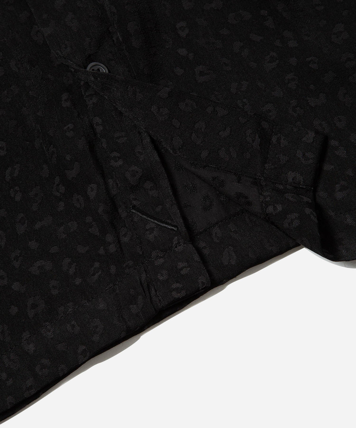 Bruce Leopard Jacquard Short Sleeve Shirt