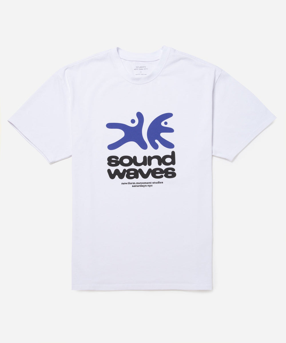 Sound Waves Relaxed Ss Tee | Saturdays NYC Japan