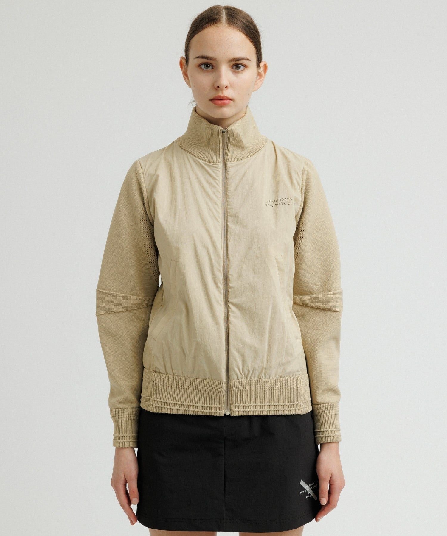 Gotham Chest Full Zip Sweater | WOMEN