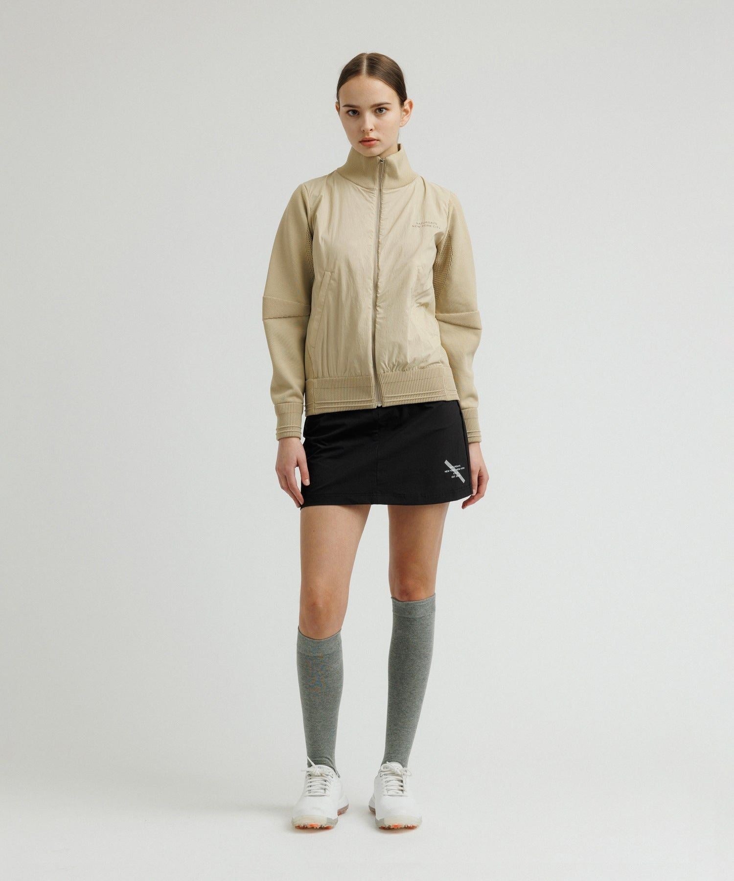Gotham Chest Full Zip Sweater | WOMEN