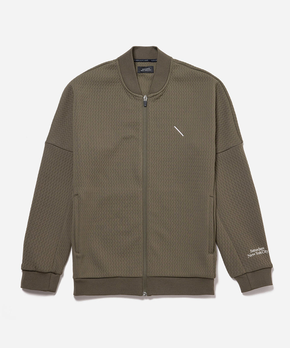 最終値下げ バーバリー 中綿ジャンパー s Quilt Jacquard Full Zip Jacket | Saturdays NYC Japan