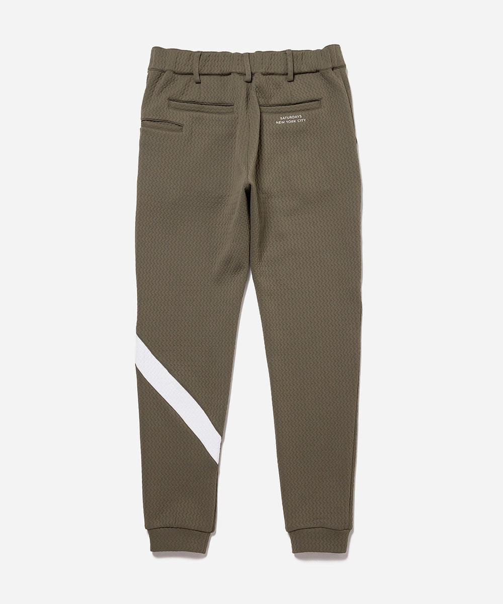 Quilt Jacquard Jogger Pant | Saturdays NYC Japan